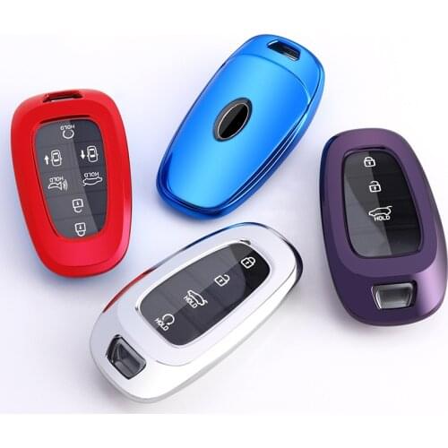 TPU Car Remote Key Case Cover for Hyundai Sonata Tucson Solaris i30 Grand Stare 2019 2020 2021 MPV Remote keyless