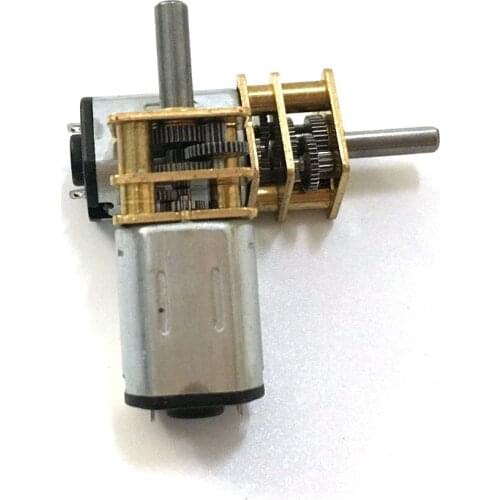1pcs EBOWAN Micro Gear Electric Metal Motor 12MM 6V DC 300RPM for Vehicle Power Window Motor