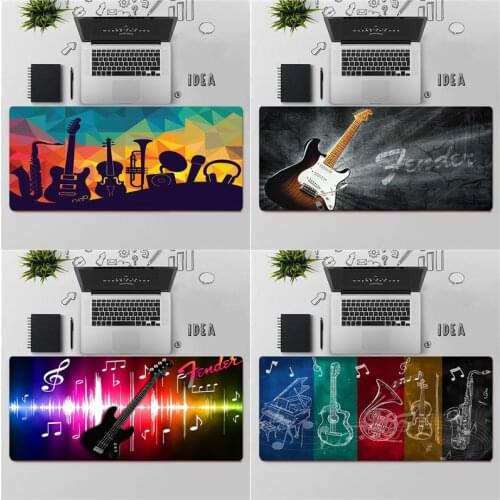 FHNBLJ High Quality Guitar Instrument Large Mouse pad PC Computer mat Free Shipping Large Mouse Pad Keyboards Mat