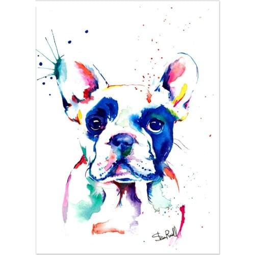 Puzzle watercolor maltese dog Diamond Painting 5d diy cute pet full Square Embroidery diamond puppy round rhineston YG1881