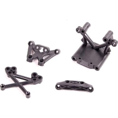 Plastic Front Bulk Head Set Fit for 1/5 HPI ROVAN ROFUN KM GTB TS BAJA 5B 5T 5SC
