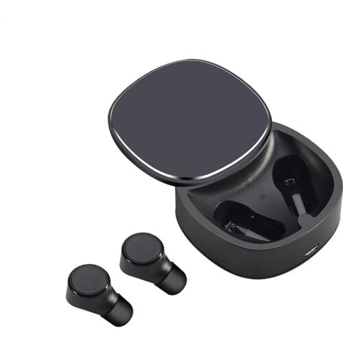 Mini TWS Wireless Earbuds In Ear Bluetooth 5.0 Headsets Touch Control Earphones Stereo Realtek Chip With Rotate Charging Box Mic