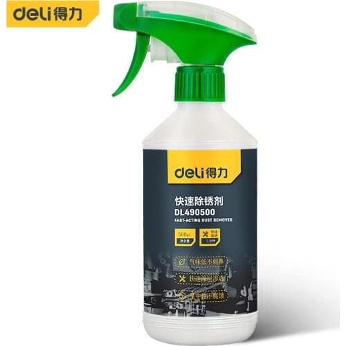 Deli 500ml Multifunctional Rust Inhibitor Rust Remover Derusting Spray Car Maintenance Cleaning Accessories Anti-Rust Lubricant