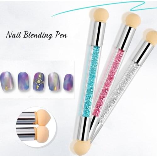 Nail Brush Set Gradient Sponges Nail Art Brushes Pen Acrylic Gel Glitter Powder Picking Dotting Tools Manicure Nail Brushes