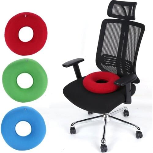 New Support Inflatable Ring Round Pillow Donut Chair Pads Hip Support Hemorrhoid Seat Pad Massage Cushion With Pump