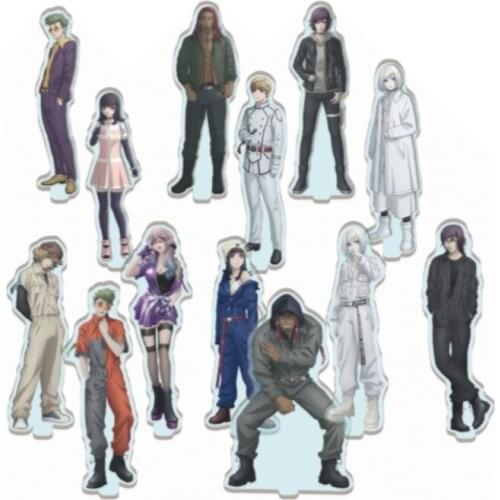 NEW Anime Akudama Drive Acrylic Stand Figure Model Desktop Decor Collection Ordinary Person Courier Courier Doctor Cosplay