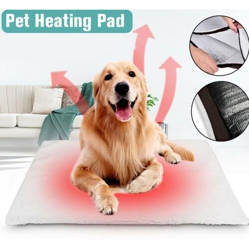 Self Heating Wool Pet Bed Thermal Washable Blanket Winter Warm Heated Super Soft Puppy Kitten Blanket Home Mat Cushion Bed