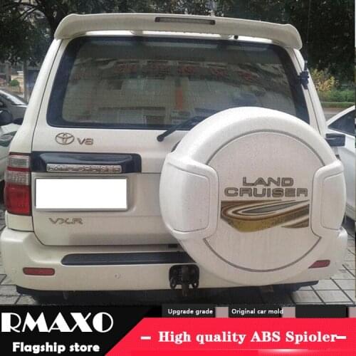 For Toyota land cruiser 2010-2016 FJ90 spoiler High Quality ABS Material Car Rear Wing Primer Color Rear Spoiler