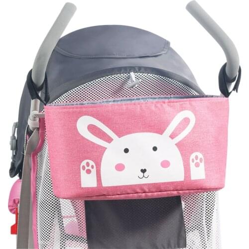 Baby Stroller Bag Cute Animal Design Hanging Mummy Bag For Diaper Nappy Bottle Storage Universal Baby Stroller Accessories