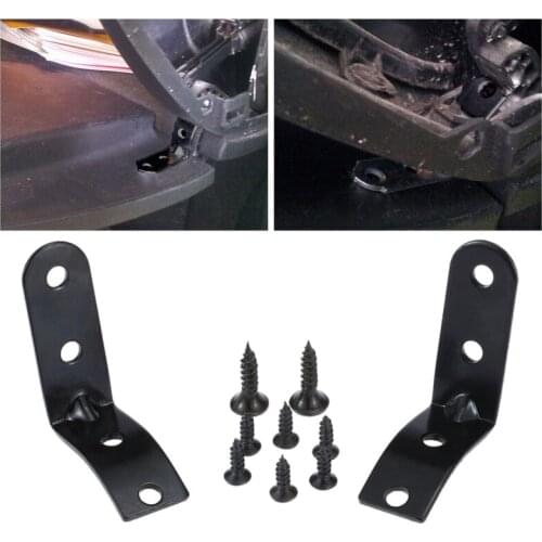 High Qulity for Audi A4 S4 RS4 B6 B7 8E 8E Car Accessories Auto Glove Box Lid Hinge Repair Kit 2 Brackets