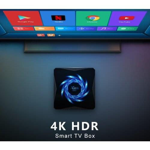 X96Q MAX android smart tv box 10.0 4+64g Allwinner h616 100m lan usb 2.0 2.g&5g wifi