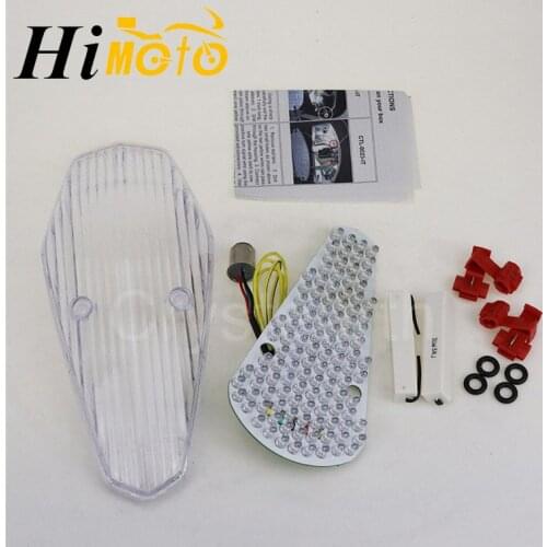 Motorcycle LED Tail Light Rear Brake Turn Signals Integrated Light Taillight For Honda Shadow Aero 750 2004 2005 2006 2007
