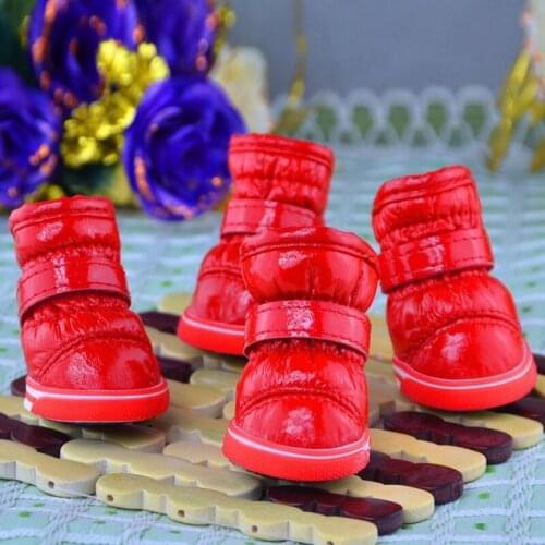 Dog Snow Boots Winter Pet Dog Shoes For Small Dogs Warm Puppy Waterproof Chihuahua Yorkie Shoes Pet Products