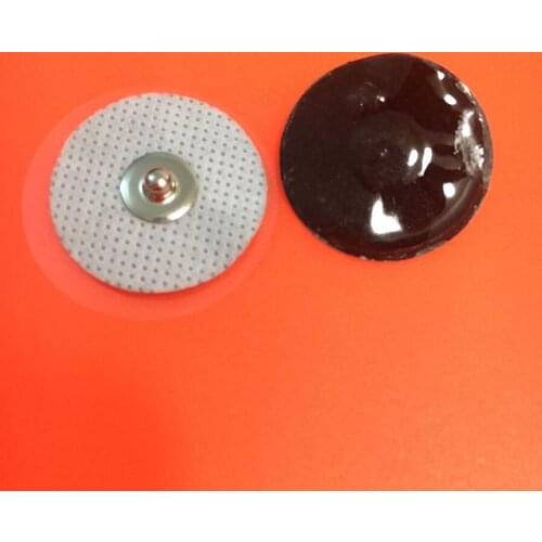 1000pcs fabric circular 3cm electrode pads patch with 3.9mm stud for Tens EMS electromyography Electrical stimulation device