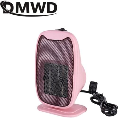 DMWD Electric Heater Fan Mini Winter Hand Warmer PTC Ceramic Quick Heating Warm Stove Radiator Office Desktop Hot Air Blower EU