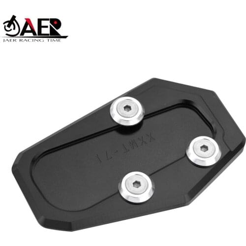 JAER For BMW R1200RT 2014 2015 motorcycle Side Stand Enlarger Plate Pad kickstand Extension cover