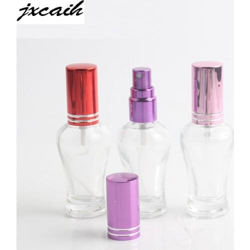 Jxcaih 1Pcs 10Ml Vacuum Iinflatable Portable Perfume Bottle And Traveler Clear Glass Spray Cosmetic Device