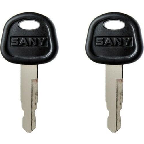 2 Pcs Ignition Key For Sany Excavator Bulldozer Loader 60022654 Heavy Equipment