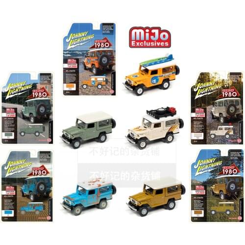 Johnny Lightning 1:64 Toyota Land Cruiser Diecast Collection of Die-casting Simulation Alloy Model Children Toys