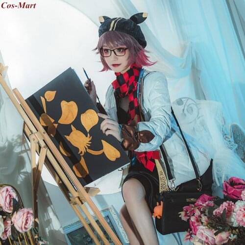 Hot Game Arknights Deepcolor Cosplay Costume Fashion Uniform Dress Halloween Party Role Play Clothing Custom-Make Any Size