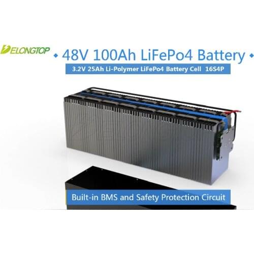 48V 100Ah Lifepo4 Battery Lithium Iron Solar Energy Storage System