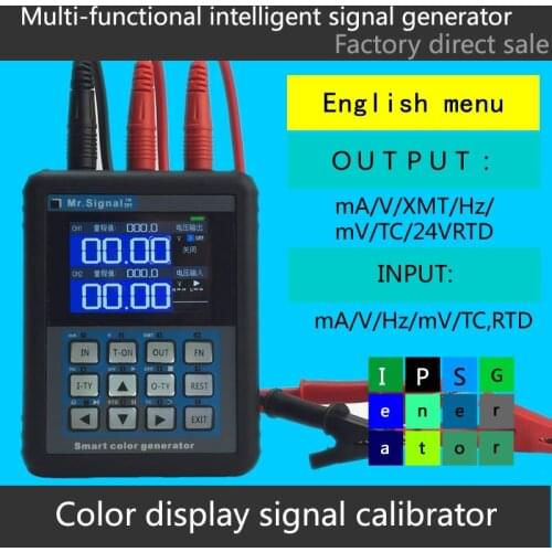 MR2.0 PRO+ 4-20mA calibration Current voltage Signal Pressure Display Signal generator DDS+B,S,K,E,R,J,T,N Thermocouple output
