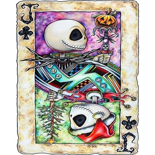FSBCGT Oil Painting By Numbers Halloween Skull DIY Pictures By Number Drawing On Canvas Home Art Number Christmas Decor