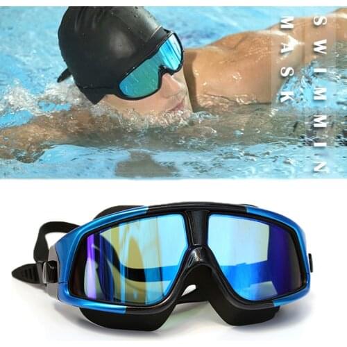 Unisex Swimming Goggle Waterproof Anti-Fog Swim Glasses Protective Swim Eyewear for Women Men