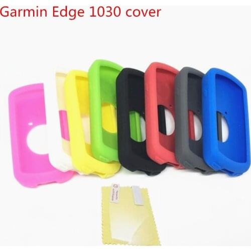 Outdoor Cycling computer Silicone Rubber Protect Case + LCD Screen Film Protector For Garmin Edge 1030