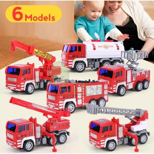 Fire Truck Toys for Boys Girls Car Toys for Baby 0 12 Months Fireman Engineering Truck Toy for Kids Montessori Educational Toys