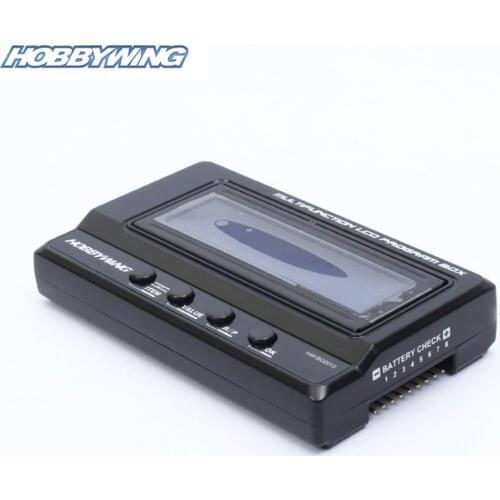 HOBBYWING 3 in 1 Multifunction LCD Program Box USB adapter/Lipo voltmeter/ESC programmer for RC models Accs DIY parts