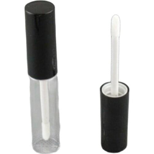 Empty Lipgloss Tube Lip Gloss Containers Rectangle Lip Glaze Packaging Lipgloss Containers With Brush 8ML 50pcs/Lot