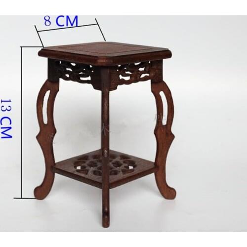 Square base solid wood carving household act the role ofing is tasted of Buddha vase furnishing articles base stone arts crafts