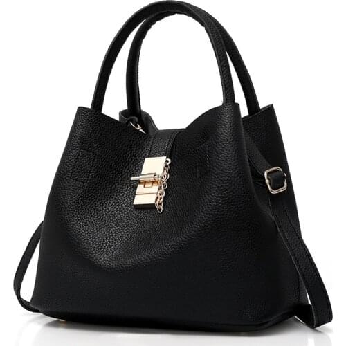 Luxury High Quality 2021 Autumn And Summer New Fashion Design Plaid Shoulder Bucket Bag Retro Large Capacity Handbag Cross Bag