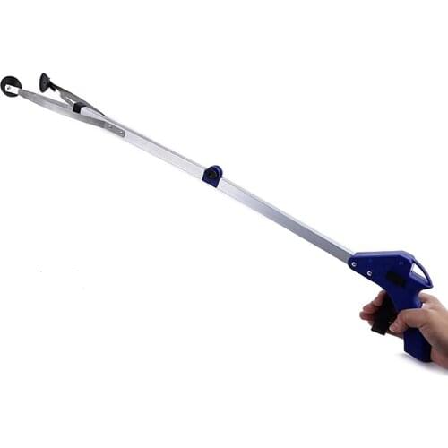 New Extra Long Arm Extension Reacher Grabber Easy Reach Pick Up Tool Foldable Garbage Pick Up Tool Trash clip