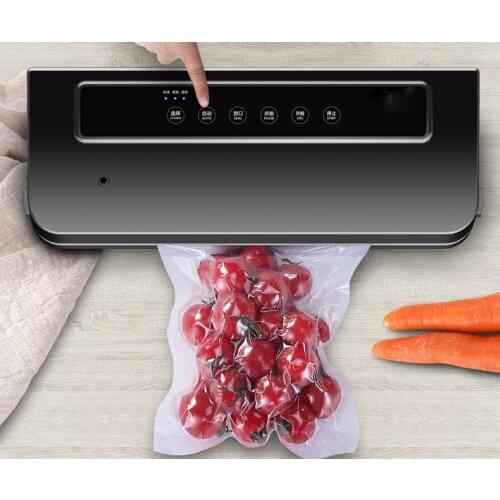 Vacuum Sealer Automatic Food Packing Machine Best for Household Fresh Keep Black Color