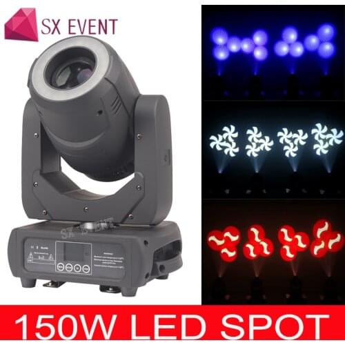 1pc New Beam Angle 15° Focus Function 150W Led Spot Moving Head Light Dmx Dj Spot Light For Disco Bar