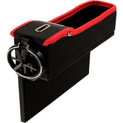 Car-styling Accessories Car Auto Seat Seam Storage Box Stowing Tidying Box Drivers Side Slit Organizer Gap Cup Holder