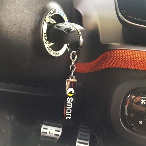 Car Keychain Key Chain Keychains For Smart Fortwo Forfour 453 451 450 Roadster Crossblade City City-Coupe Cabrio Auto Key Ring