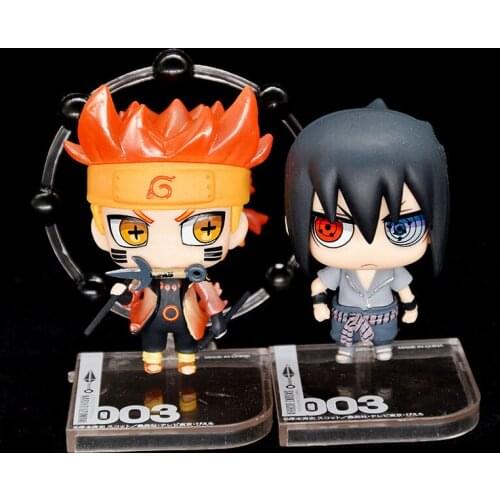 Bandai Naruto Rinnegan Rikudousennin Modo Naruto Sasuke Q Version Figure Model Toys