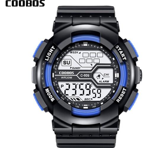 Digital Watch Men Fashion Waterproof Sports Watches Man Outdoor Wristwatch Led Digital Alarm Clock for Men Relogio Masculino