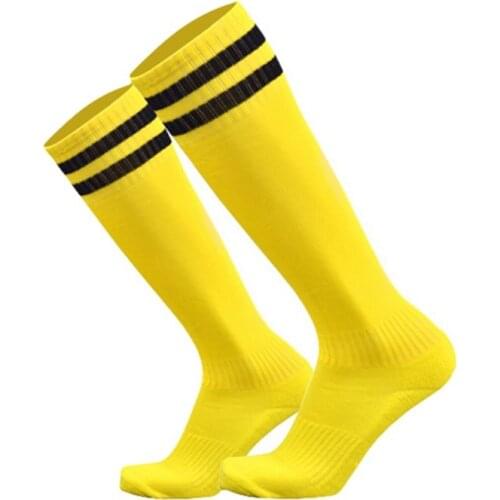 Children Football Socks Boys Football Sock Kids Above Knee Plain socks Long Football Stockings Men Over Knee High Sock Baseball