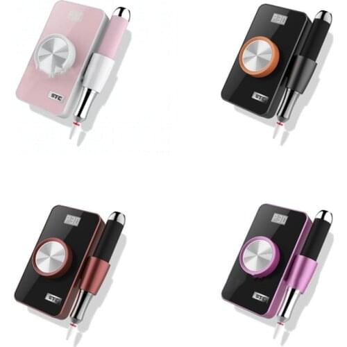 Portable Rechargeable Nail Drill Machine 35000 RPM LCD HD Display Metal Handpiece Electric Nail Sander