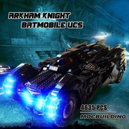 Arkham Knight Batmobile UCS technician model building block expert creator superhero building block toy childrens gift