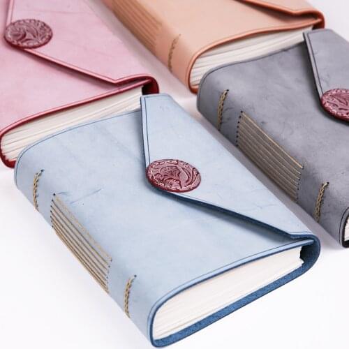 Handmade 32k Spray Wax Korean Diary Book Thick Book,Blank Notebook, Hand Account Journal