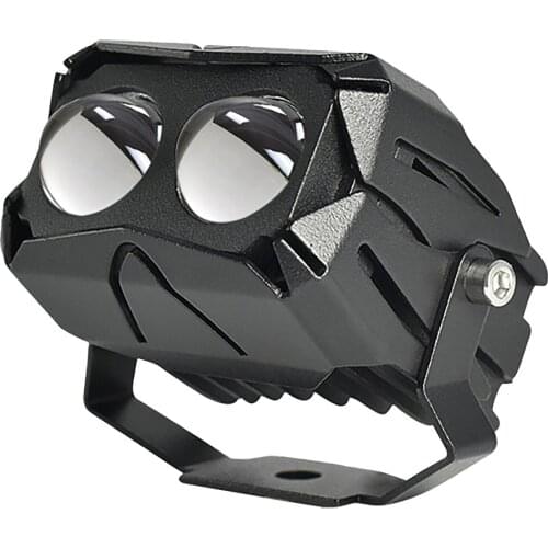 Round Led Dual Headlight 30w LED Motorcycle Headlamp 5000 Lumen Dual Color Strong Light For Motorcycles Cars