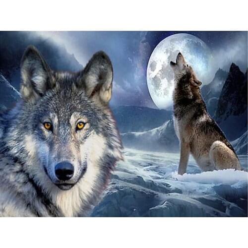 SenyuArt 5D DIY Diamond Painting Full Round Square Embroidery Picture Mosaic Accessories Wolf Eagle Cross Stitch Kits Home Decor