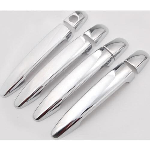 BBQ@FUKA 8x Outside Door handle Cover Decoration Handles Trim Fit For Camry XV50 2012-2015 Car-styling Sticker Car accessory