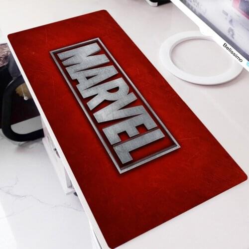 Anime Table Pads Marvell Desk Mat Keyboard Accessories Mouse Pad Gamer Gaming Mouse Mats Kawaii Girl Mausepad Xxl Computer Rugs