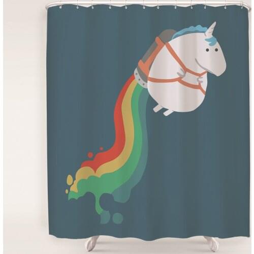 New Simple Abstract Bath Waterproof Printed Fabric Bathroom Shower Curtain in the Bathroom for Modern Accessory Bathroom Product
